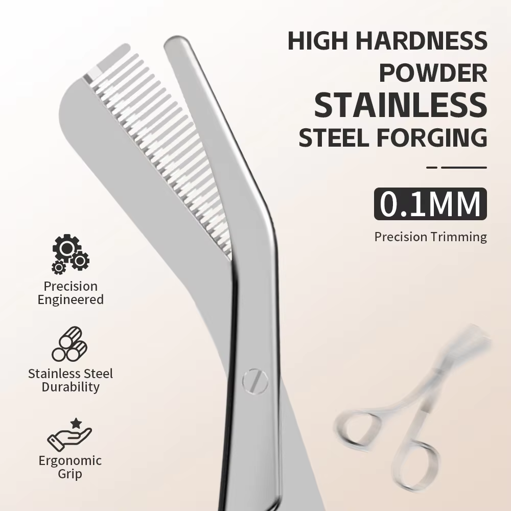 Men'S Grooming Makeup - 1 zestaw narzędzi do stylizacji brwi,