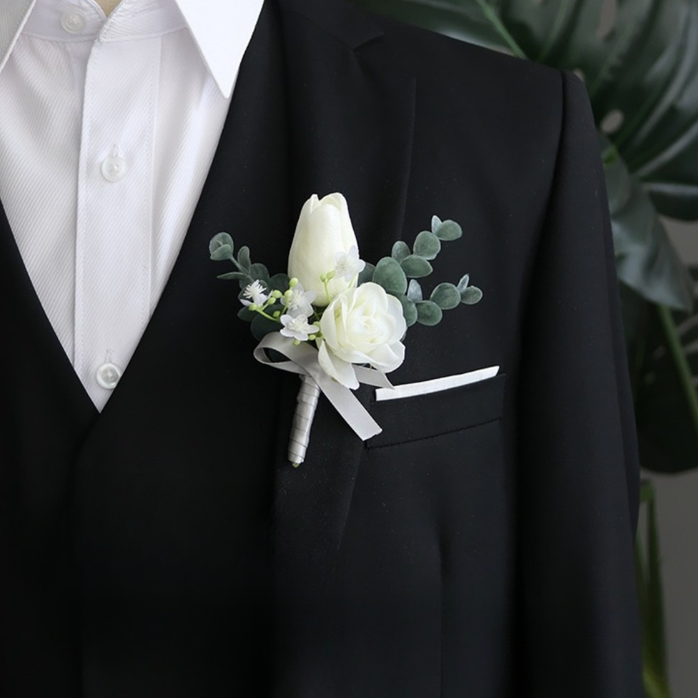 Men'S Grooming For Marriage - Groom Boutonniere Dekoracja ślubna dla mężczyzny