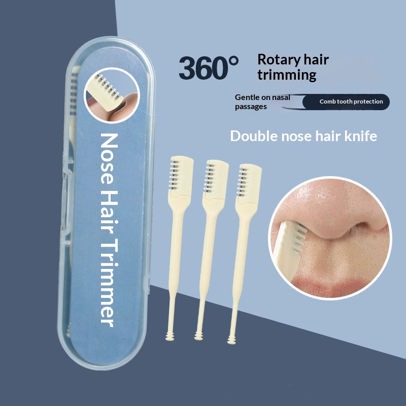 Men'S Grooming Nose And Ear - Dwustronny ręczny trymer do nosa 360