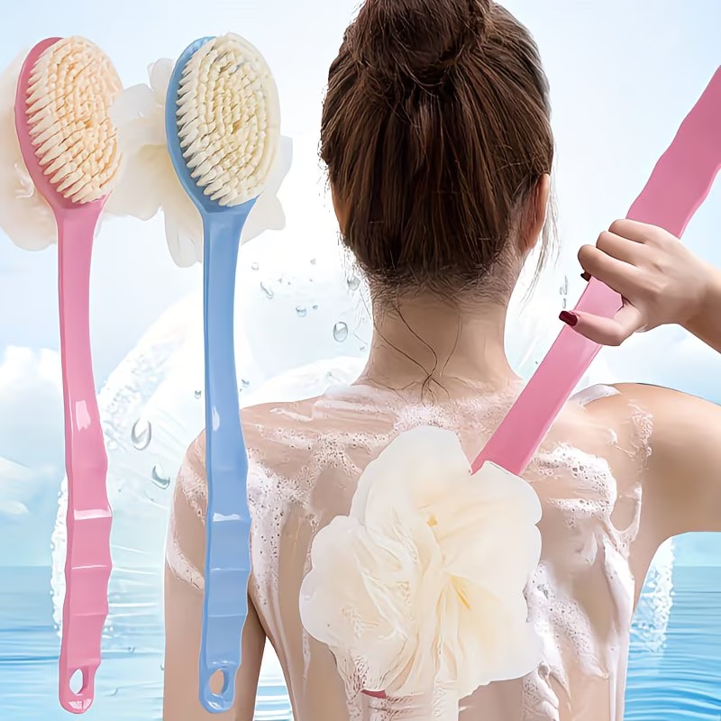 Exfoliating Scrub Mens - Szczotka do kąpieli 2w1 z miękkiego