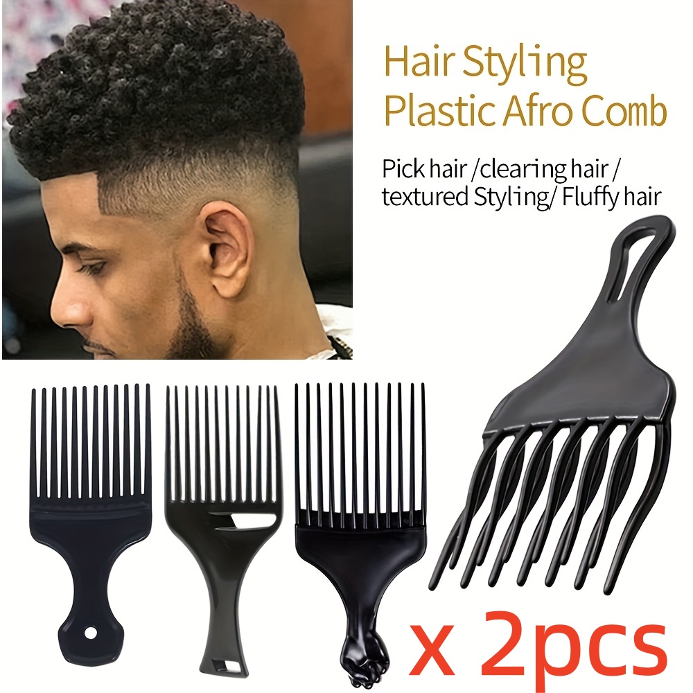 Men'S Grooming Haircut - 2 szt./opak. Profesjonalny grzebień fryzjerski do