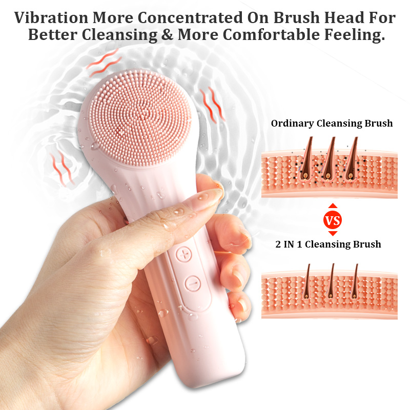 Exfoliating Scrub Mens - Elektryczna szczoteczka do oczyszczania twarzy Sonic,