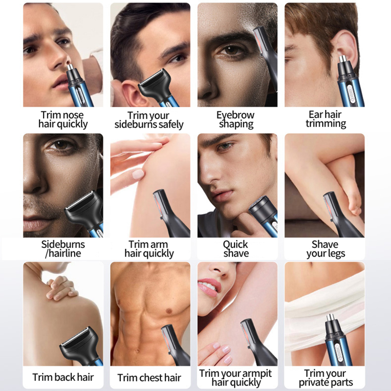 Elektryczny trymer do nosa i u – Men'S Grooming Haircut recenzja i cena