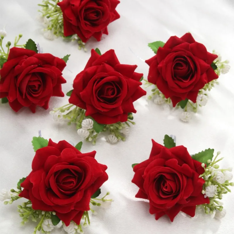 6 sztuk/zestaw Boutonniere dla – Men'S Grooming For Marriage recenzja i cena