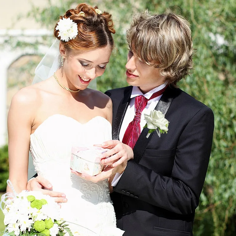 6 sztuk/zestaw Boutonniere dla – Men'S Grooming For Marriage recenzja i cena