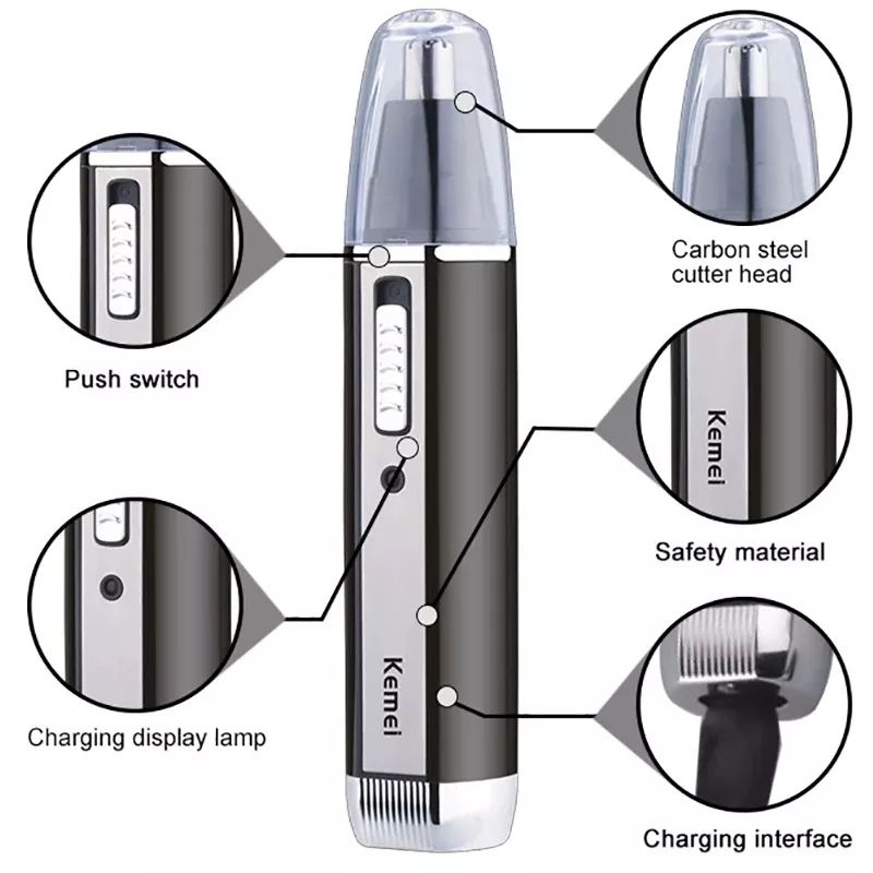 Kemei Akumulatorowy Elektryczn – Men'S Grooming Nose And Ear recenzja i cena