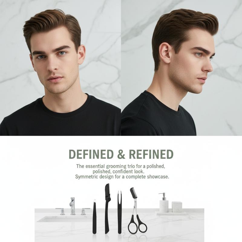 Zestaw do stylizacji brwi ze s – Men'S Grooming Makeup recenzja i cena
